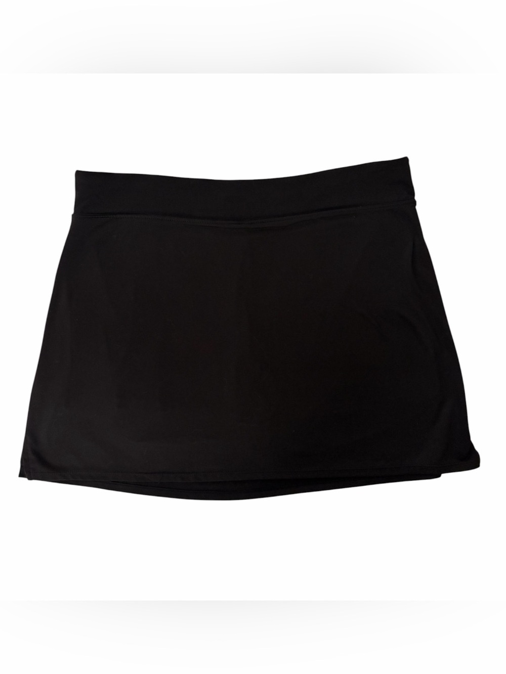 Tranquility Clothing Company Black Solid Athletic Skort Pickle Ball Size L